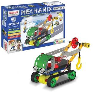 MECHANIX ROBOTIX - 2 -SERIES, MADE FROM HIGH QUALITY STEEL AND PLASTIC, BATTERIES NOT PROVIDED, MADE IN INDIA