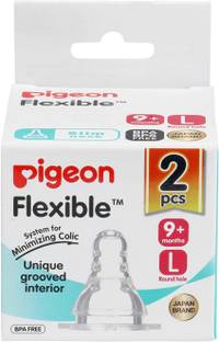 Pigeon Peristaltic Nipple L 2p Slow Flow Nipple