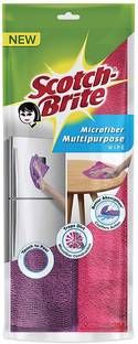 Scotch-Brite Multipurpose Wipe for Kitchen,Dinning, Appliances Wet and Dry Microfiber Cleaning Cloth