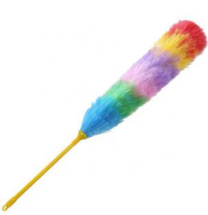 KitchenFest 24 inch Long, Light Weight, Durable Handle Feather Static Duster for Cleaning, Dusting Home/ Office/ Car etc Dry Duster