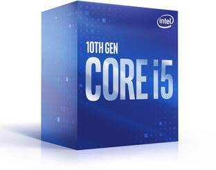 Intel Core i5-10400 10TH GENERATION 3 GHz Upto 4.3 GHz LGA 1200 Socket 6 Cores 12 Threads 12 MB Smart ...