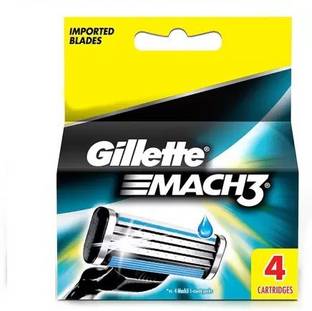 Gillette March 3 Cartridge(Pack of 4 Blades)