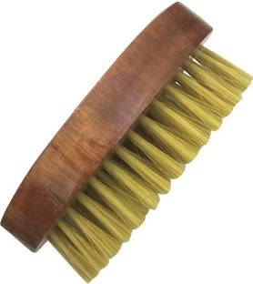 Romer-7 Pro Beard Cleaning Brush With Palm Fit Fine Grip Wood Handle with Boar Bristles Shaving Brush