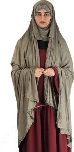 MODEST CITY Cotton Blend Self Design Abaya