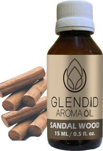 GLENDID Sandal Wood Car Freshener Aroma Oil Sandal Wood Diffuser Scented Fragrance Aroma oil (15 ML)