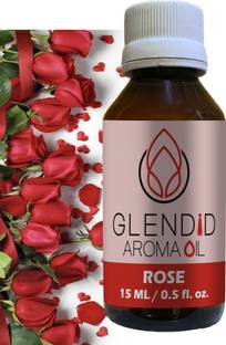 GLENDID Rose Aroma Oil Rose Diffuser Scented Fragrance Aroma oil (15 ML)