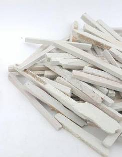 MINI PURE WHITE SLATE PENCIL (PACK OF 35 PCS) IRREGULAR SHAPE NONE EARTHEN