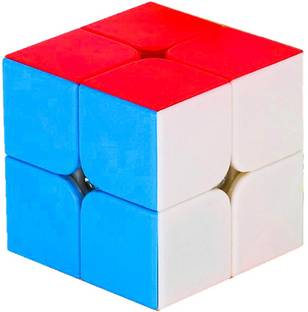 D ETERNAL MoYu 2x2 High Speed Stickerless Magic Cube Puzzle Toys