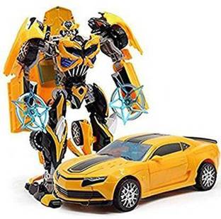 migwow 2in1 Converting Transformer Robot Car Toy for Kids (Multicolor)