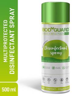 Bodguard Multipurpose Alcohol Based Disinfectant Sanitizer Spray - 500 ml, Kills 99.9% of Germs Spray Multipurpose Alcohol Based Disinfectant Spray- 500 ml, Kills 99.9% of Germs