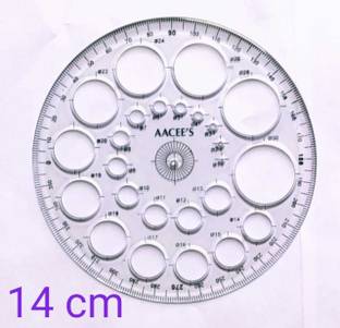 clipper PROTECTOR 360 DEGREE 25 CIRCLES PACK OF 1 PCS Ruler