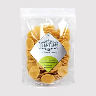 Tastism Pani Puri Golgappa Puchka Homemade Papad Food Snack Chips/ Ready To Fry at Home Pack Chips
