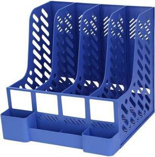 CPEX 4 Compartments Plastic File Rack Holder
