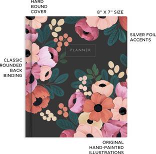 Happywagon Undated Planner | Verona Blush A5 Planner unruled 350 Pages