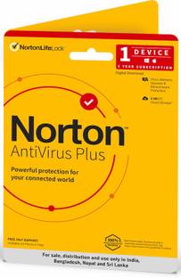 Norton Anti-virus Plus 1 PC 1 Year(Physical Sleeve)