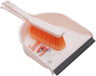 GALA Dustgo Floor Virgin Plastic and Special Brush Set with Dustpan Plastic Dustpan