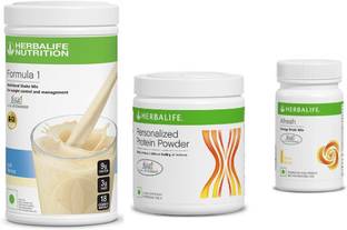 HERBALIFE Combo of Kulfi Shake ,Protein & Afresh Lemon Energy Drink