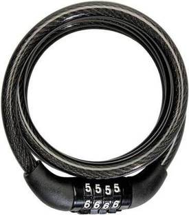 BikerZ Gallery Plastic Combination Lock For Helmet