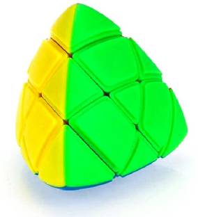 D ETERNAL YJ Mastermorphix High Speed Stickerless Pyramid Magic Cube,Multicolor