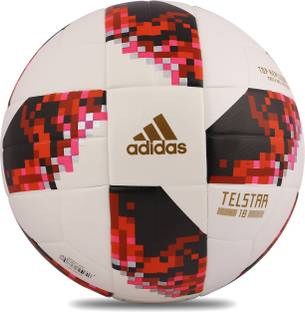 ADIDAS Telstar 18 (Red) Top Replica Football - Size: 5