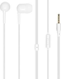 MINISO Colorful Music Earphone In-Ear Headphones With Microphone,White Wired