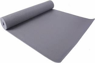 chiku Eco Friendly Exercise Gym mats For Men & Women With strap Grey 4 mm Yoga Mat