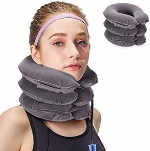JANCOM Health Care Cervical Neck Traction Air Bag with 3Layer for Neck Support Neck Support
