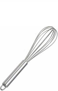Aric Hand Blender Mixer Froth Whisker Latte Maker for Milk Coffee Egg Beater Juice (Pack of 1) Steel Balloon Whisk