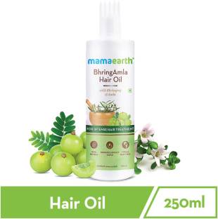 Mamaearth BhringAmla Hair Oil with Bhringraj & Amla for Intense Hair Treatment Hair Oil