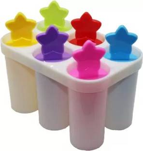 pista ice Cream, Candy Box,Kulfi Maker Mould(6 Mould) Plastic Ice Cube Tray Multicolor Plastic Ice Cube Tray
