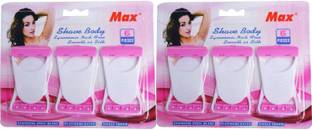 मैक्स एक पैक में महिला रेजर 6 पीस (2 का पैक)