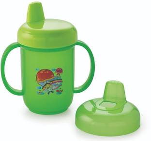 Laserbot First baby Twin Handle Hard Spout Sipper/Sippy for Kids Milk Feeding 350 ML