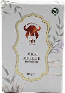 GIR Milk and Mulethi Soap 80g Pack of 3
