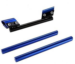 Bullkartzone Bike Handle Bar Stylish Handlebar Pipe/Rod Blue and Black/Silver for Royal Enfield Thunderbird 350 Model 1 Handle Bar