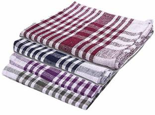 ADIMANI Cotton Cleaning Dusting Cloth Table Napkin Multipurpose Kitchen Towel (Multi-coloured) Wet and Dry Cotton Cleaning Cloth