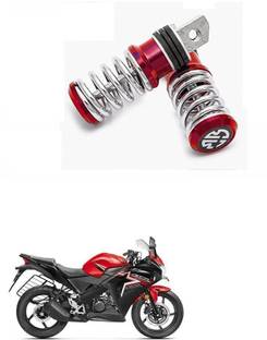 HashZet Spring Coiled Foot Rest Red For Honda CBR 150R Foot Rest