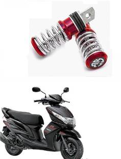 HashZet Spring Coiled Foot Rest Red For Yamaha Ray Z Foot Rest