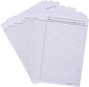 snow crafts Single Colour ONE SIDE RULED A4 85 gsm Project Paper