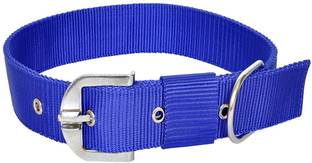 ADIOS Good Quality Nylon 1.5 Inch Blue Dog Collar Belt Specially for Big Dogs Neck Size 48cm to 64cm Lengthy Dog Everyday Collar