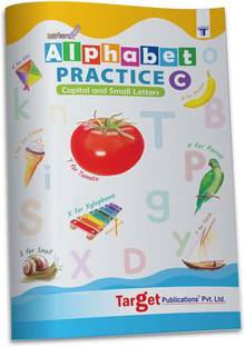 Nurture English Alphabet Tracing And Writing Practice Book For Kids | Part C - Capital And Small Letters | 3 To 5 Year Old | ABCD For Nursery And Preschool Children | Red And Blue Line Practice Book