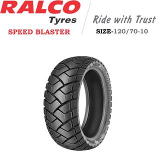 RALCO TYRES 120/70-10 SPEED BLASTER 120/70-10 Rear Two Wheeler Tyre