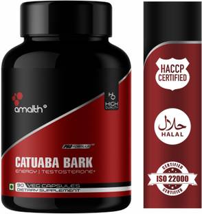 AMALTH Catuaba Bark Extract Testosterone Booster for men, Energy Capsule 930mg-Set of 1