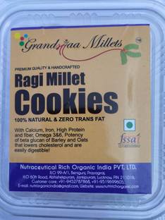 GRANDMAA Millets Ragi Butter zero trans fat Cookies, High Fiber Delicious Cookies Cookies Biscuit