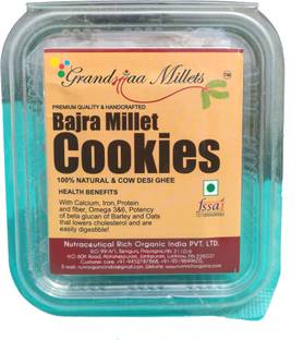 GRANDMAA Millets Bajra- Cow Ghee Cookies, High Fiber Delicious Cookies Cookies Biscuit