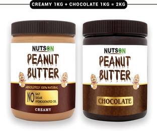 nutson All Natural Creamy & Chocolate Peanut Butter
