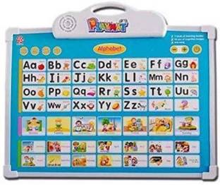 Dherik Tradworld Educational Musical Alphabet ABCD Learning Board Play Mat and Drawing Board with One Doodle Pen For Kids