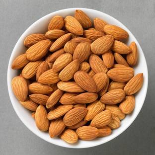 GROCERYONTHEGO Californian Almonds Roasted &Salted 200g, Dry Fruit, Almonds