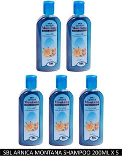 SBL अरानिका मोन्टाना शैम्पू 200 ML बोतल - (5 का पैक)