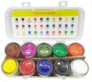 Fevicryl Pidilite Arylic Colours set of 10 ( 15 ml each )