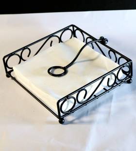 manzees 1 Compartments Wrought iron Napkin Holder